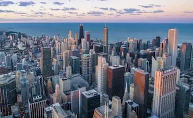 City skyline urban tourism