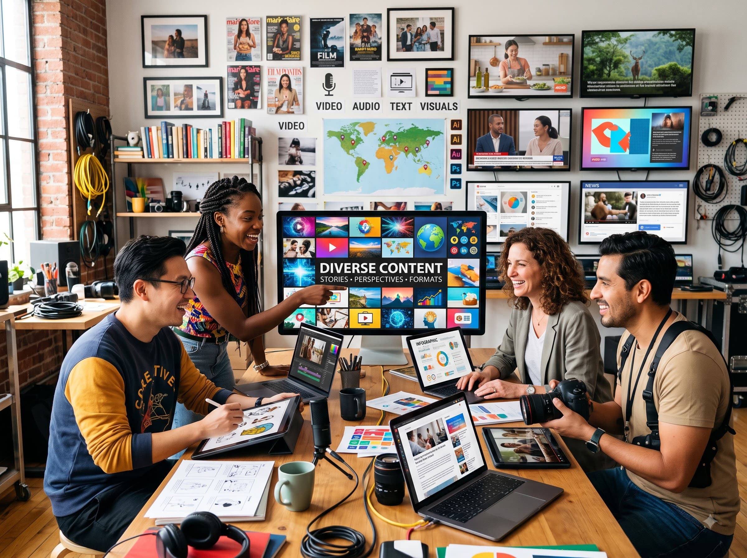 Diverse video content entertainment