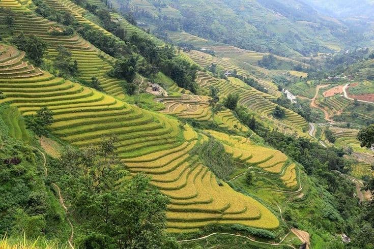 Northwest Vietnam landscapes